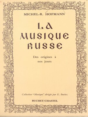 cover image of Histoire de la musique russe